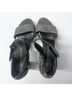 Stuart Weitzman 100% Leather Snake Print Gray Heels Size 6 1/2 - photo 6