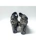 Stuart Weitzman 100% Leather Snake Print Gray Heels Size 6 1/2 - photo 10