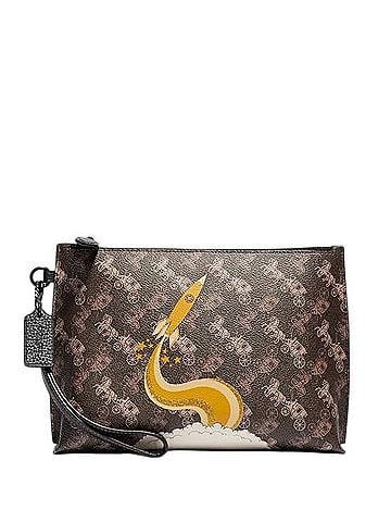 Coach Charlie Rocket Pouch Clutch (view 1)