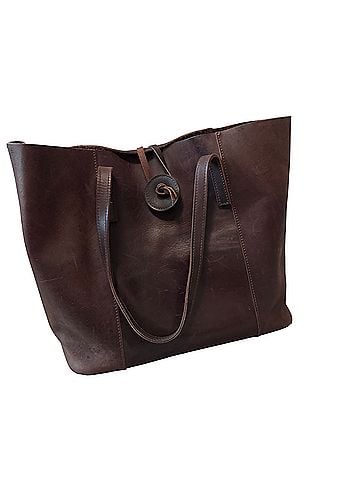 Amazon Basics Leather Tote (view 1)