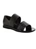 Vince. 100% Leather Solid Black Sandals Size 7 1/2 - photo 1