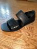 Vince. 100% Leather Solid Black Sandals Size 7 1/2 - photo 4