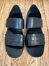Vince. 100% Leather Solid Black Sandals Size 7 1/2 - photo 5