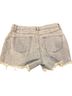 Altar'd State 100% Cotton Floral Blue Denim Shorts Size M - photo 2
