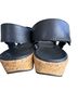 FitFlop 100% Leather Black Sandals Size EU 39 - photo 2