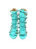 Luxe by Justfab Blue Teal Sandals Size 8 1/2 - photo 1
