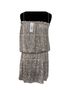 Sofia Collections 100% Polyester 97% Viscose 3% Elastan Solid Silver Cocktail Dress One size - photo 2