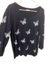 Talbots Solid Blue White Pullover Sweater Size 2X - photo 1