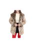 Target Leopard Print Brown Gold Coat Size L - photo 1