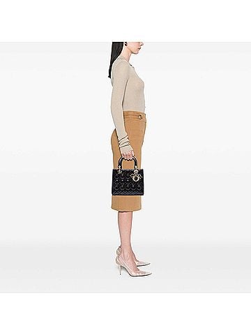 Dior Medium Patent Cannage Lady Dior (view 2)