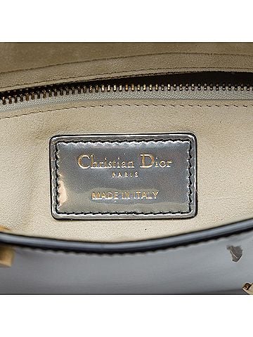 Dior Mini Metallic Patent Lady Dior (view 2)