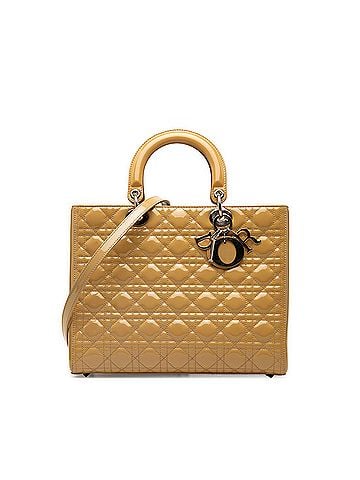 Dior Large Patent Cannage Lady Dior (view 1)