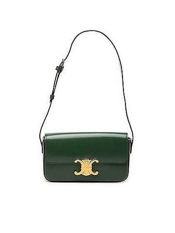 Céline Shiny Calfskin Claude Shoulder Bag (view 1)