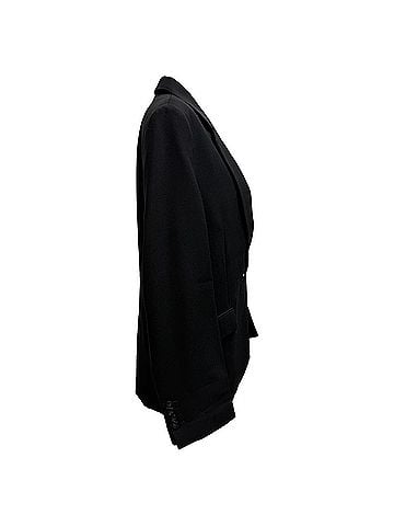 Totême  Totême Single-Breasted Blazer in Black Polyester  (view 2)
