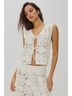 Rails 100% Cotton White Ivory Sleeveless Button-Down Shirt Size M - photo 6