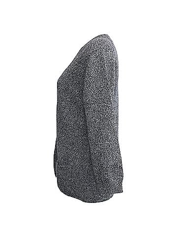 Hermès  Hermès Knitted Buttoned Cardigan in Grey Wool (view 2)