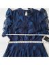 BCBGMAXAZRIA 100% Polyester Floral Blue Multi Color Cocktail Dress Size 4 - photo 6