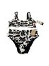Nike Print Black White Two Piece Swimsuit Size XL - photo 1