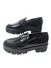 Steve Madden 100% Leather Black Flats Size 7 - photo 1