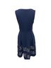 Haani 95% Polyester 5% Spandex 88% Nylon 12% Spandex 100% Polyester Blue Ivory Casual Dress Size S - photo 2
