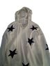 Rachel Zoe 100% Cotton Stars White Black Pullover Hoodie Size M - photo 1