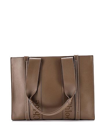 Chloé Woody Tote Leather Medium (view 1)