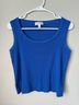 St. John Sport Solid Blue Tank Top Size M - photo 3