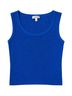 St. John Sport Solid Blue Tank Top Size M - photo 1