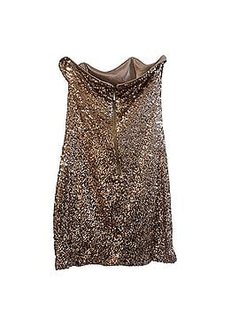 Forever 21 Strapless Gold Sequin Dress Cocktail Dress (view 2)
