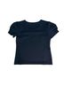 Tildon Black Short Sleeve Top Size M - photo 2