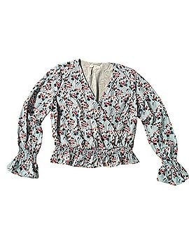 Scripted Long Sleeve Blouse (view 1)
