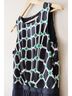 Michael Kors 100% Polyester Graphic White Green Blue Casual Dress Size 2 - photo 5