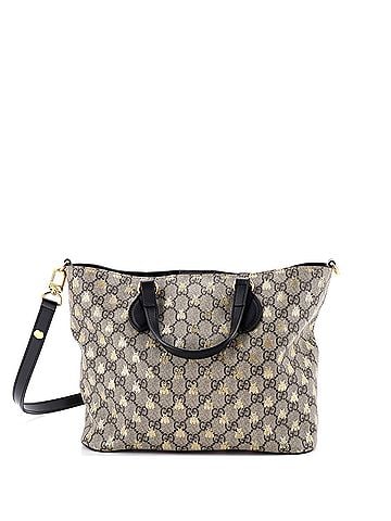 Gucci Convertible Soft Tote Printed GG Coated Canvas Small (view 1)