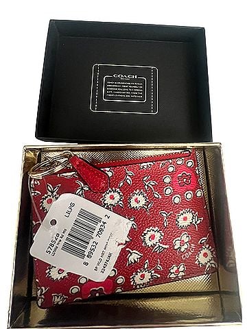 Coach Leather Card Holder (view 1)