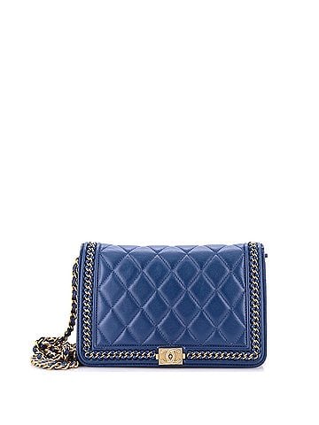 Chanel Chain Around Boy Wallet on Chain Quilted Lambskin (view 1)