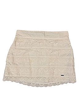 Hollister Lace-Trim Mini Skirt Casual Skirt (view 1)