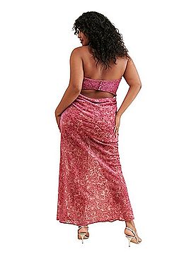 For Love & Lemons Francesca Burnout Maxi Dress Casual Dress (view 2)