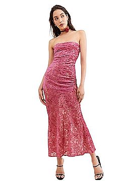 For Love & Lemons Francesca Burnout Maxi Dress Casual Dress (view 1)