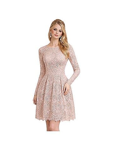 Monique Lhuillier Embroidered Dress Cocktail Dress (view 1)