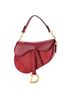 Christian Dior 100% Leather Red Saddle Handbag Leather Mini One size - photo 1
