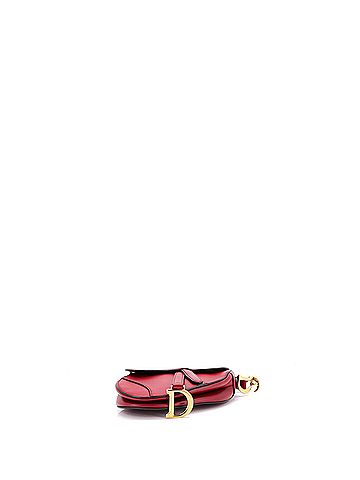 Christian Dior Saddle Handbag Leather Mini (view 2)