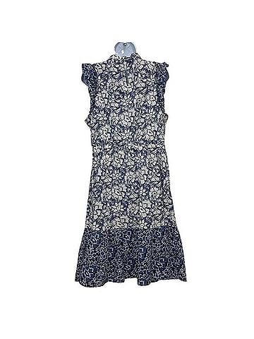 J.Crew Block Print Floral Maxi Dress Casual Dress (view 2)
