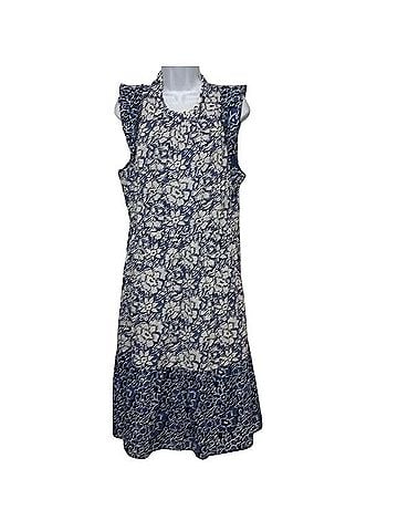 J.Crew Block Print Floral Maxi Dress Casual Dress (view 1)