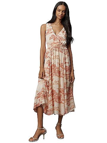 Reformation Farah Midi Cocktail Dress (view 1)