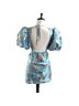 Sister Jane 100% Polyester Floral Blue Cocktail Dress Size M - photo 3