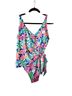 Member's Mark 84% Recycled Polyester 16% Spandex 86% Nylon 14% Spandex 100% Recycled Polyester Floral Multi Color One Piece Swimsuit Size XL - photo 1