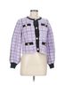 Express Checkered-gingham Purple Black Jacket Size M - photo 1