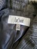 Le Suit Stripes Gray Blazer Size 8 - photo 3