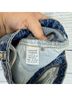 Impressions 100% Cotton Blue Denim Shorts Size S - photo 6