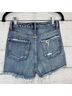 Impressions 100% Cotton Blue Denim Shorts Size S - photo 5